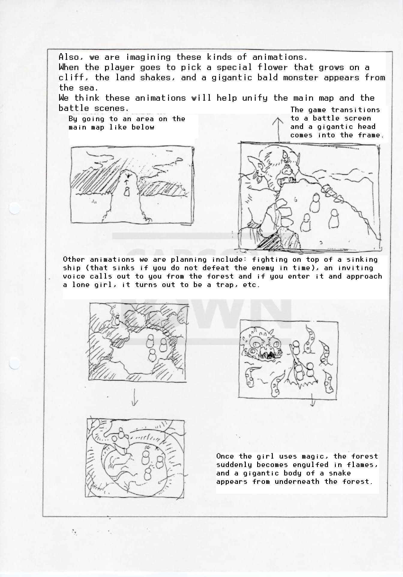 Breath of Fire 2 Design Doc Page 6 / English